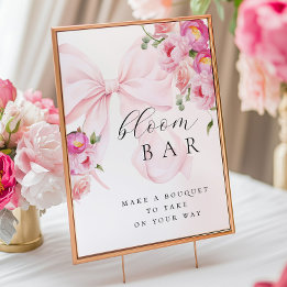 Poster Bouquet Floral Bow Rose