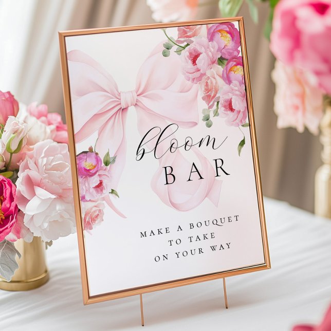 Poster Bouquet Floral Bow Rose (Créateur téléchargé)