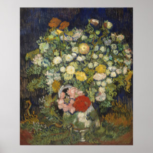 Poster Bouquet Floral Impressionniste Vintage Van Gogh