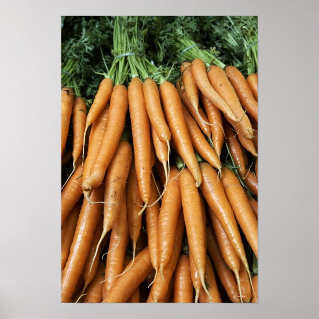 Poster Bouquets de carottes (Devant)