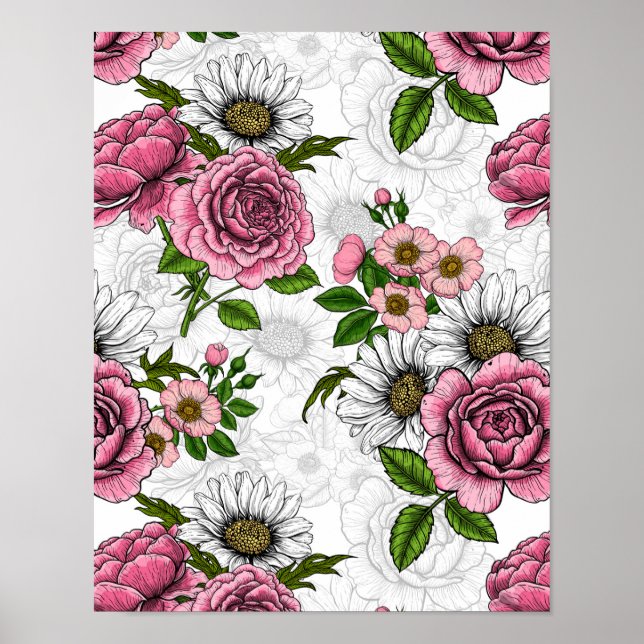 Poster Bouquets d'été (Devant)