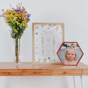 Poster Bourdon Fleur Sauvage 1er anniversaire