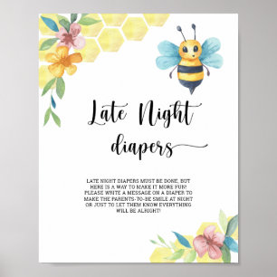 Poster Bourdon \ Jeu de couches tard la nuit 