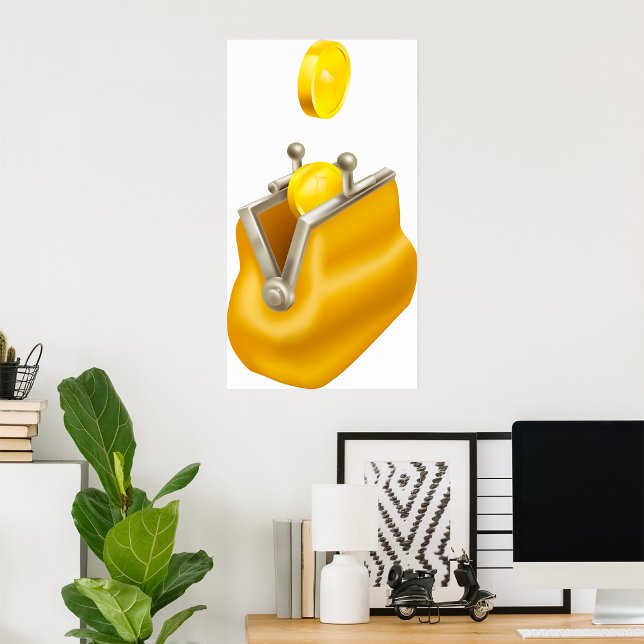 Poster Bourse de pièces d'or (Créateur téléchargé)