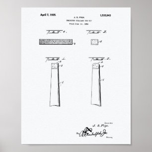 Poster Bout 1925 de queue de billard de Chalkless - livre