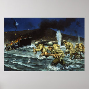 Poster Bout de l'avalanche par la copie de Keith Rocco