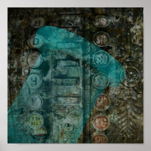 Poster Bouteille Art 5