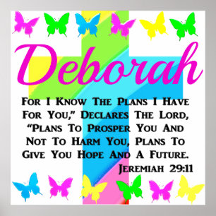 POSTER BOUTEILLE ET TRAVERSER JEREMIAH 29:11 PERSONNALISÉ