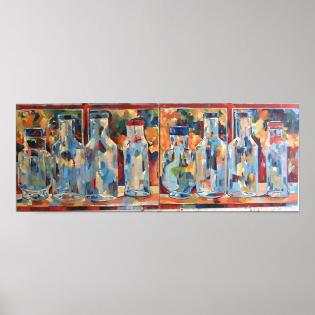 Poster Bouteilles Studio (Devant)