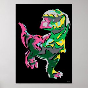 Poster Bouton Abstrait