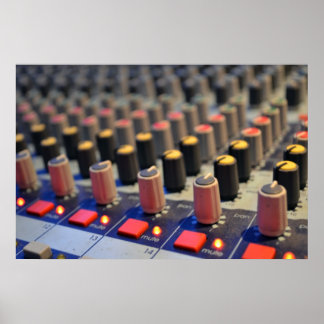 Poster Boutons de carte mixte