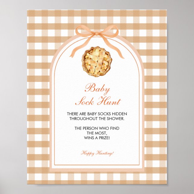 Poster Bow Our Little Cutie Pie Baby Sock Jeu (Devant)