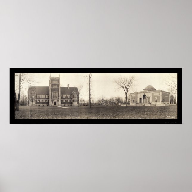 Poster Bowdoin College, Maine Photo 1910 (Devant)