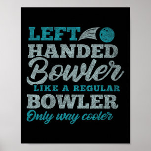 Poster Bowler à gauche