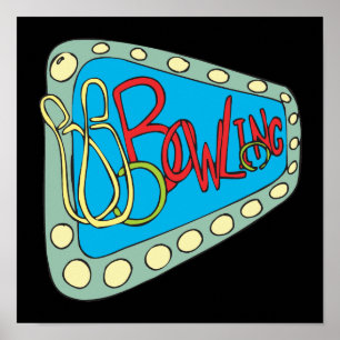 Poster Bowling