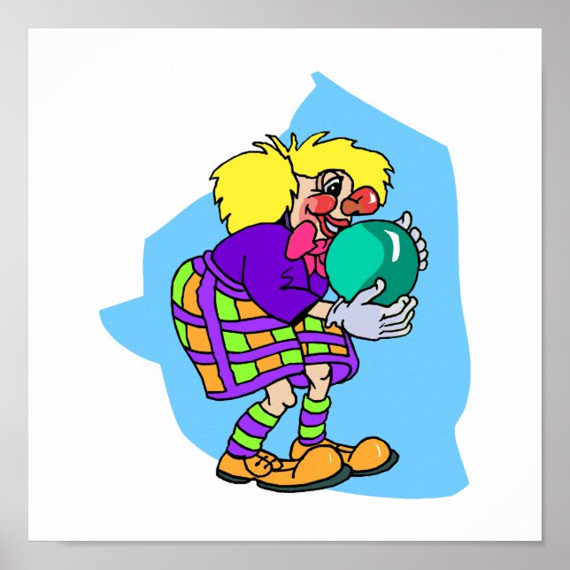 Poster Bowling Clown (Devant)