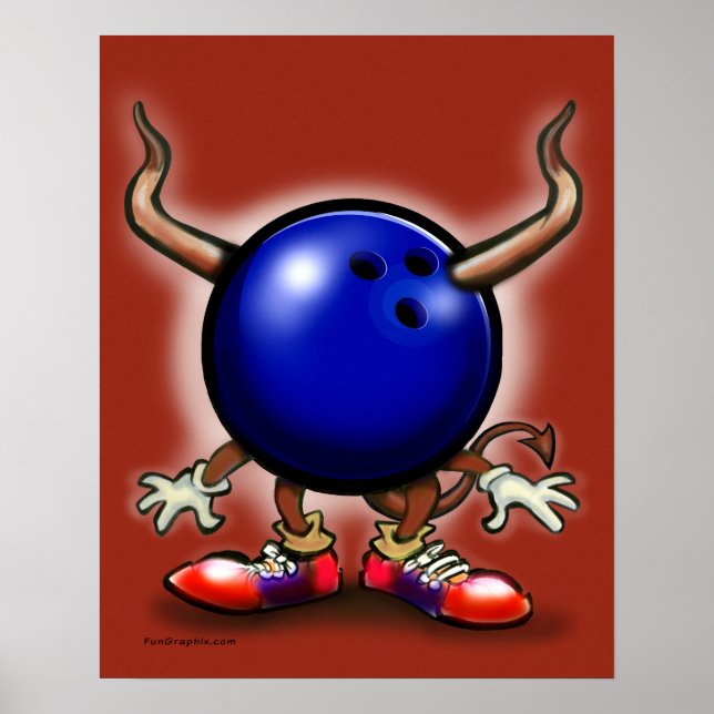 Poster Bowling Demon (Devant)