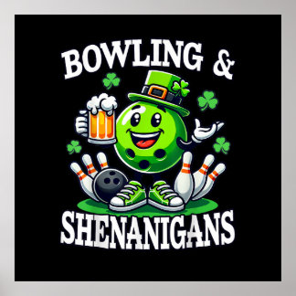Poster Bowling St Patrick's Day Shenanigans