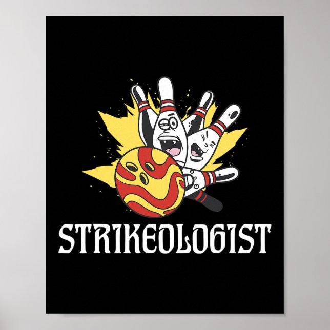 Poster Bowling Team Bowling (Devant)