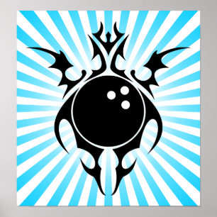 Poster bowling : tribalz