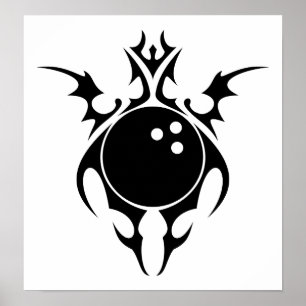 Poster bowling : tribalz