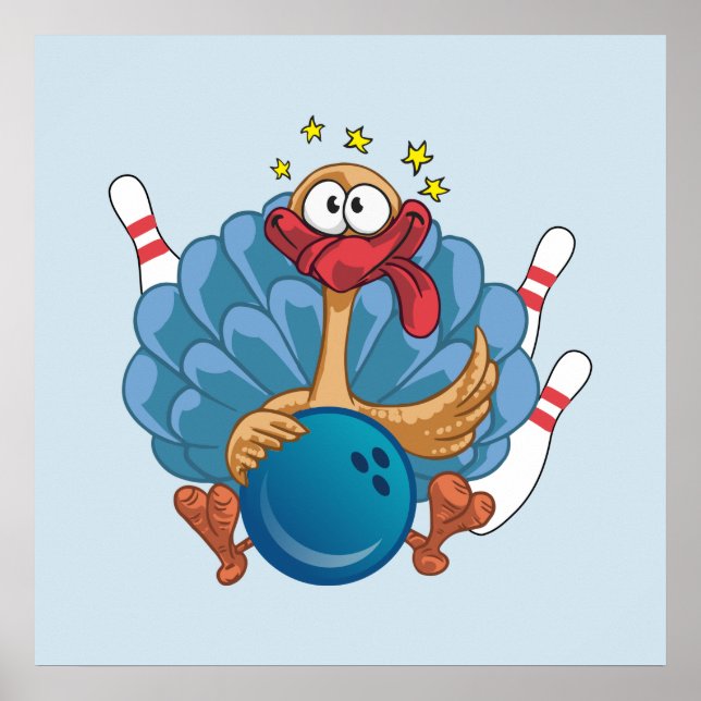Poster Bowling Wild Turquie Avec Balle Et Épingles (Devant)