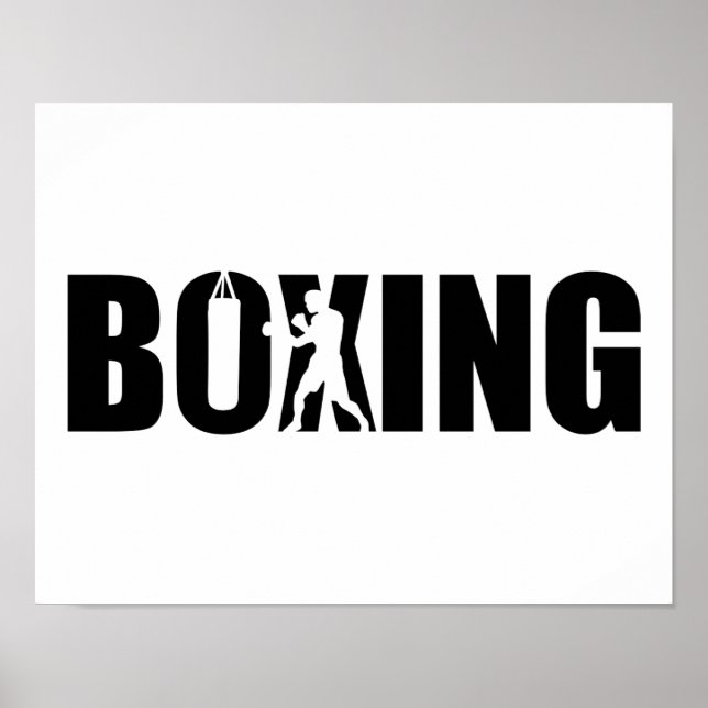Poster Boxe (Devant)