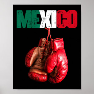 Poster Boxe drôle - I Love Boxing Mexique
