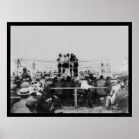 Boxe du Championnat Johnson vs Flynn 1910