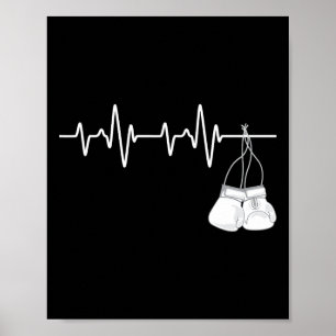 Poster Boxe Heartbeat - Boxer Lover Boxer Boxer F