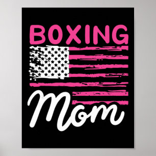 Poster Boxe Maman Boxe Mère Kickboxing Maman Maman