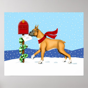 Poster Boxe Noël