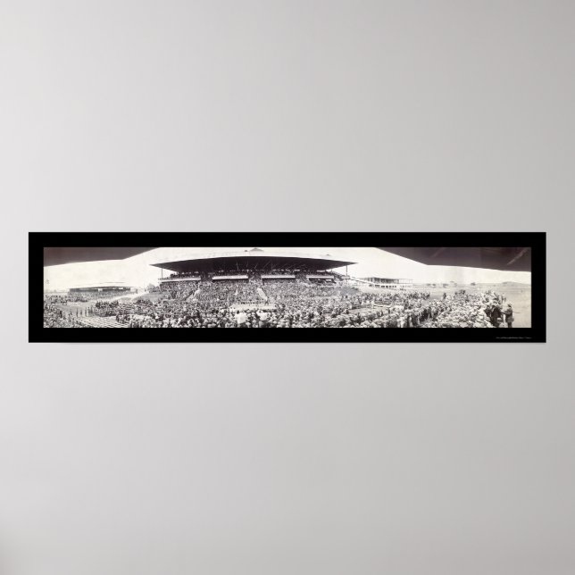 Poster Boxe Willard Johnson Photo 1915 (Devant)