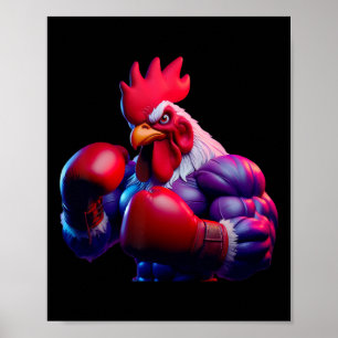 Poster Boxer Boxer Kickboxer Mixed martial art Combat