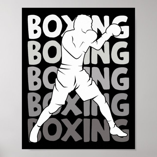 Poster Boxer Boys Hommes Enfants 2 (Devant)