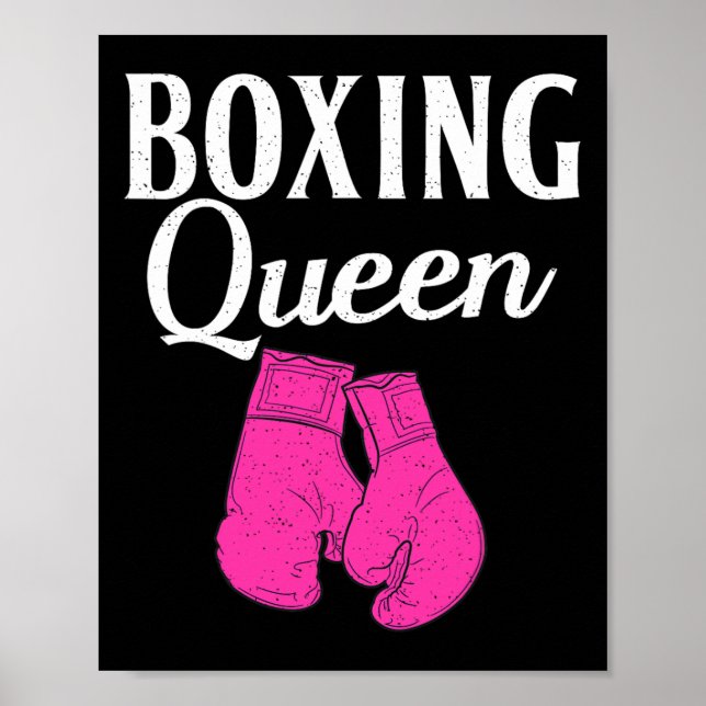 Poster Boxer sport Queen Boxer (Devant)