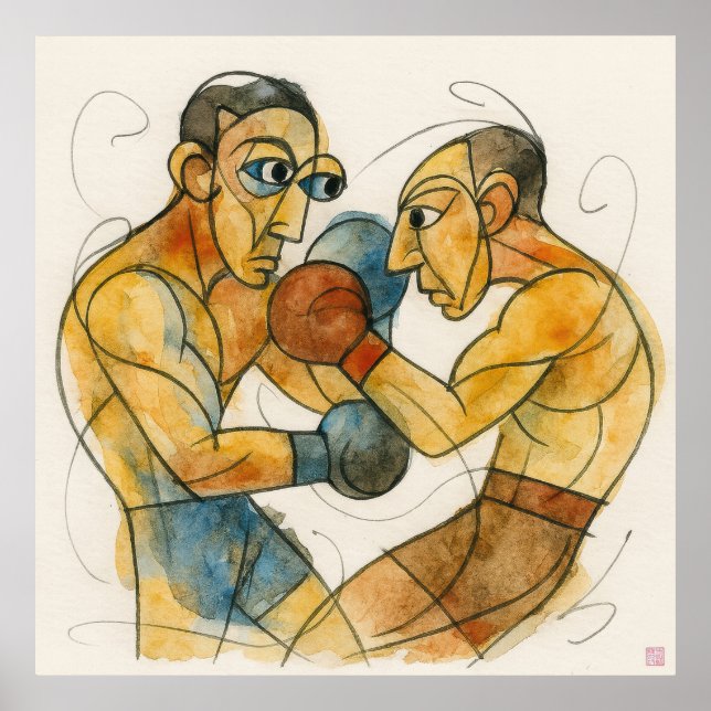 Poster Boxers - Archival Print (Devant)