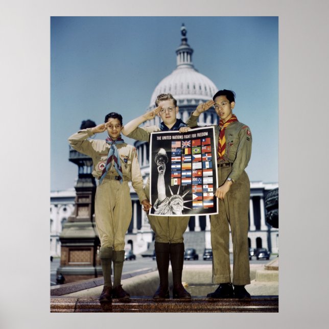Poster Boy Scouts in D.C., 1941 (Devant)