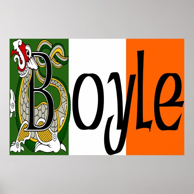 Poster Boyle Celtic Dragon Imprimer (Devant)
