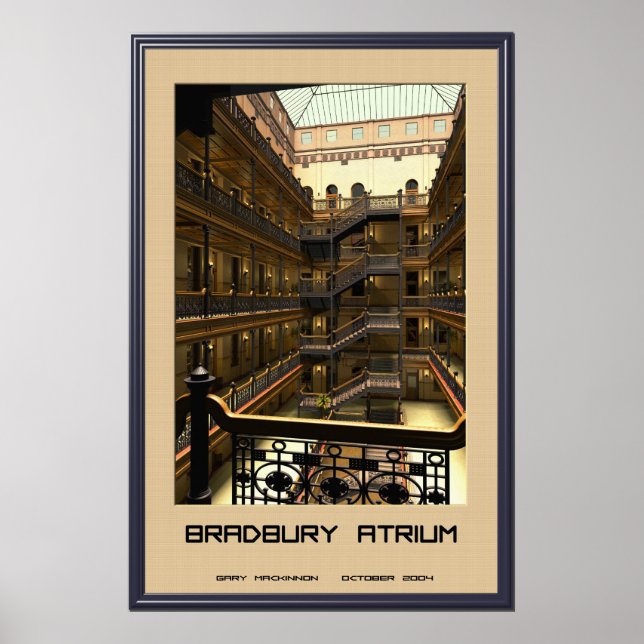 Poster Bradbury Atrium (Devant)