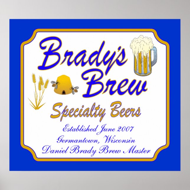 Poster Brady's_Brew_3 (Devant)