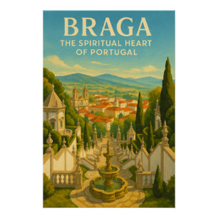 Poster Braga – Le cœur spirituel du Portugal