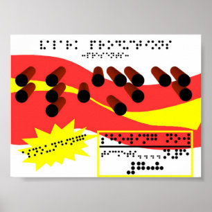 Poster Braille Advert
