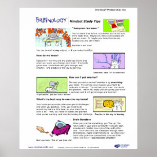 Poster Brainology® 1 : Conseils sur l'état d'espri