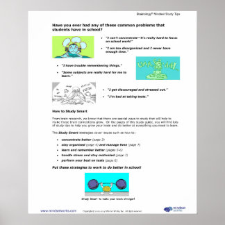 Poster Brainology® 2 : Défis communs des élèves