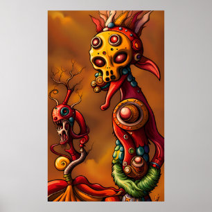 Poster Brainrot - Ken Gage Surreal Art