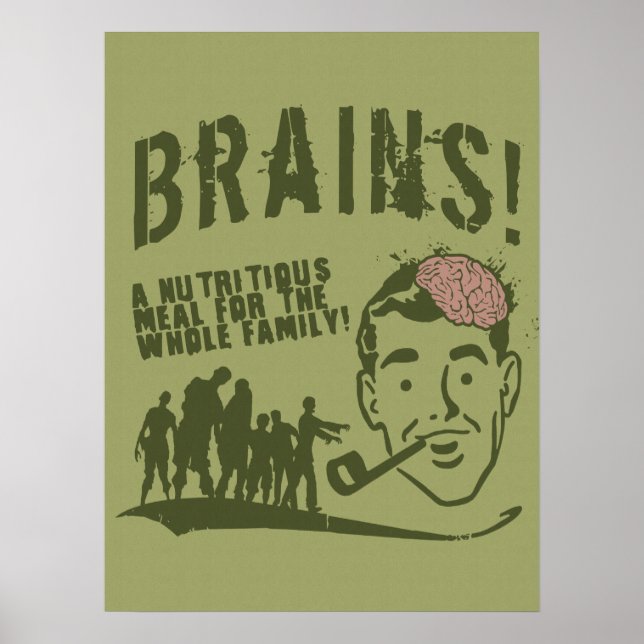 Poster Brains ! (Devant)