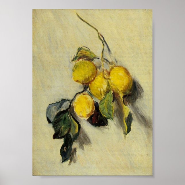 Poster Branche de citrons (Devant)