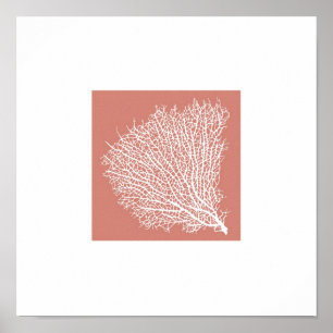 Poster branche de corail