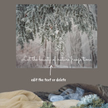 Branches gelées et forêt recouverte de neige